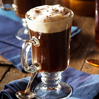 irish coffee cocktail