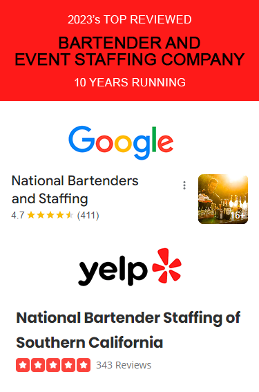 2023's top reviewed bartender staffing company