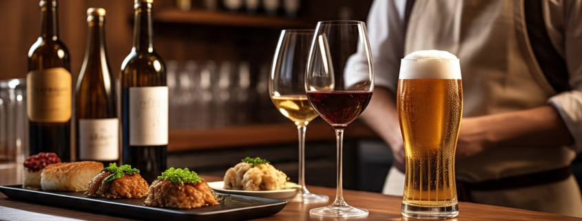 At National Bartending School, we know that bartending is about more than just crafting cocktails – it's about creating an experience. One way to elevate your game is by mastering the art of wine and beer pairing.